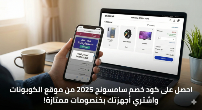 احصل علي كود خصم سامسونج 2025