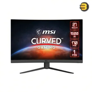 MSI G27Cq4 E2 Curved Gaming LCD Monitor — 27 Inch Wqhd(2560 X 1440Px) -170Hz Refresh Rate,1Ms Response Time - AMD Freesync Premium Technology - Anti Glare,Low Blue Light,HDR Ready - Vesa Mount