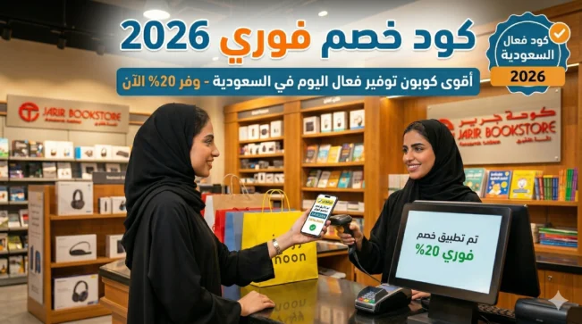 كود خصم فوري 2026