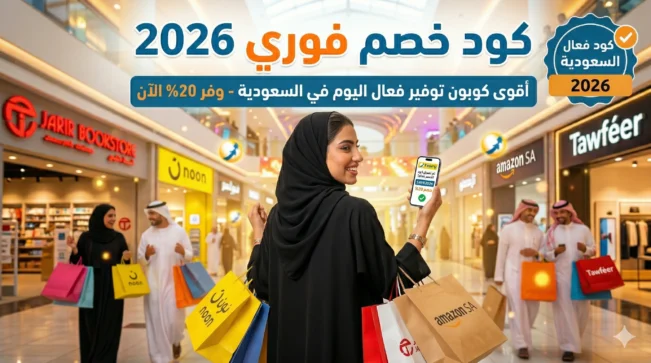 كود خصم فوري 2026
