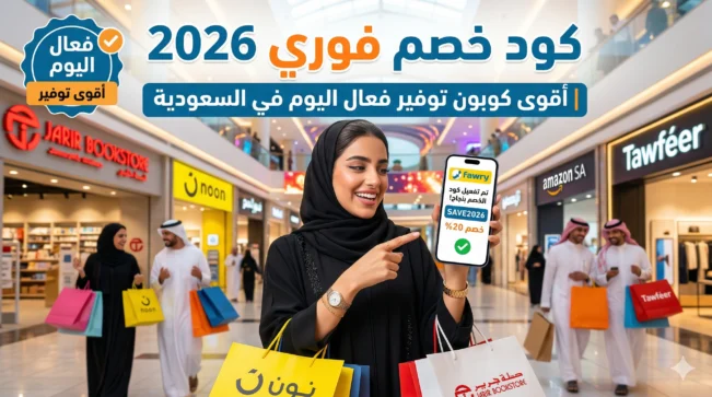 كود خصم فوري 2026 